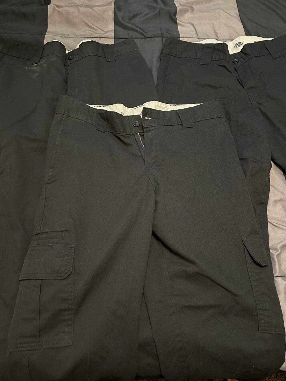 Dickies Black Cargo Pants — Utility Workwear